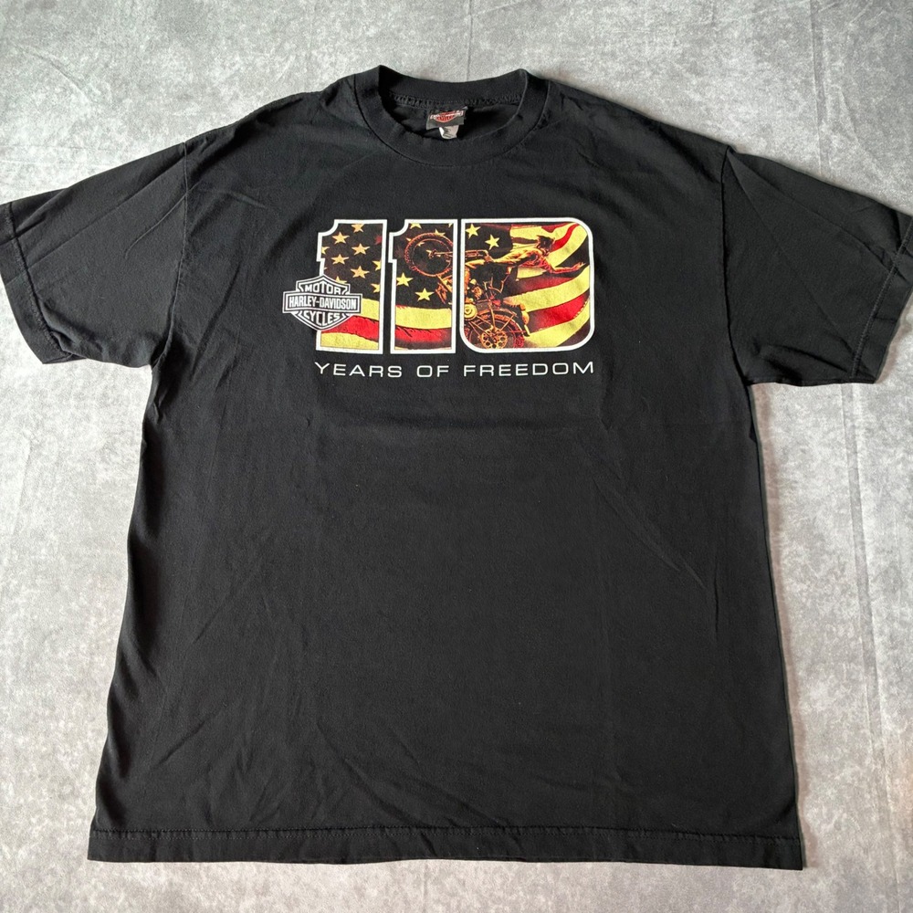 Harley-Davidson 110th Anniversary T-Shirt Mens XL Black 2013 Milwaukee WI Tee